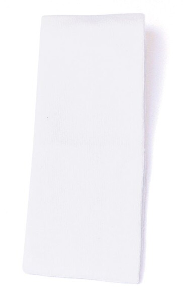 64mm Fabric Headband White