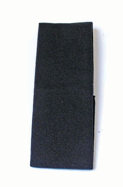 50mm Fabric Headband Black