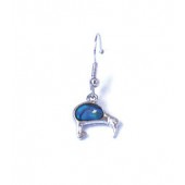 Small Kiwi Silver Earring