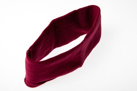 50mm Fabric Headband Burgundy