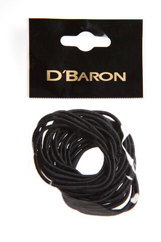 Hair Elastic Thin Black