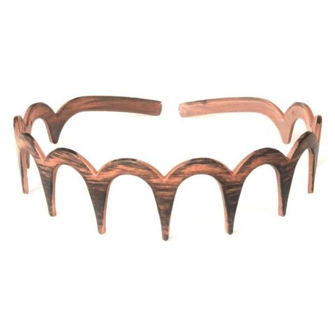 Comb Headband Woodgrain
